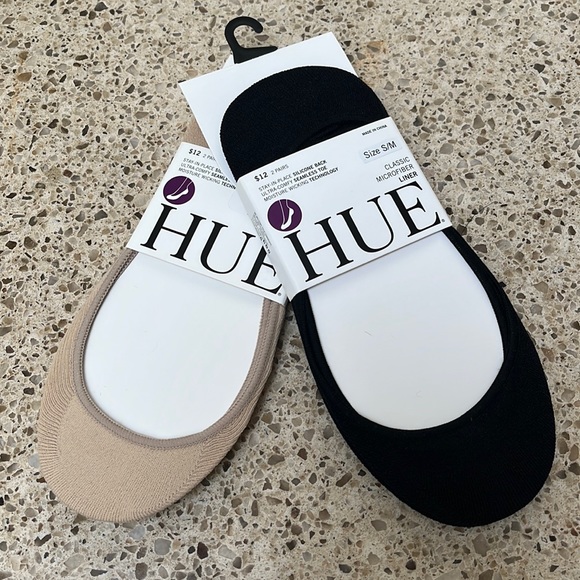 Hue ladies 2 pair sock liner bundle - Picture 1 of 7